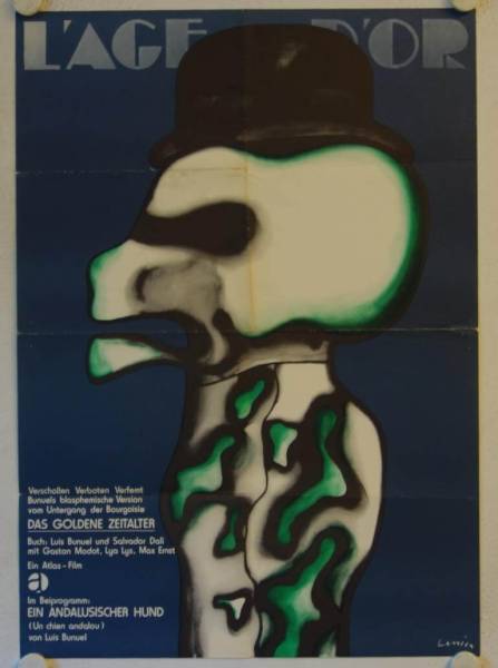 Lage Dor - Un Chien Andalou original german movie poster
